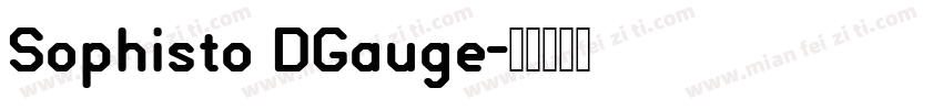 Sophisto DGauge字体转换